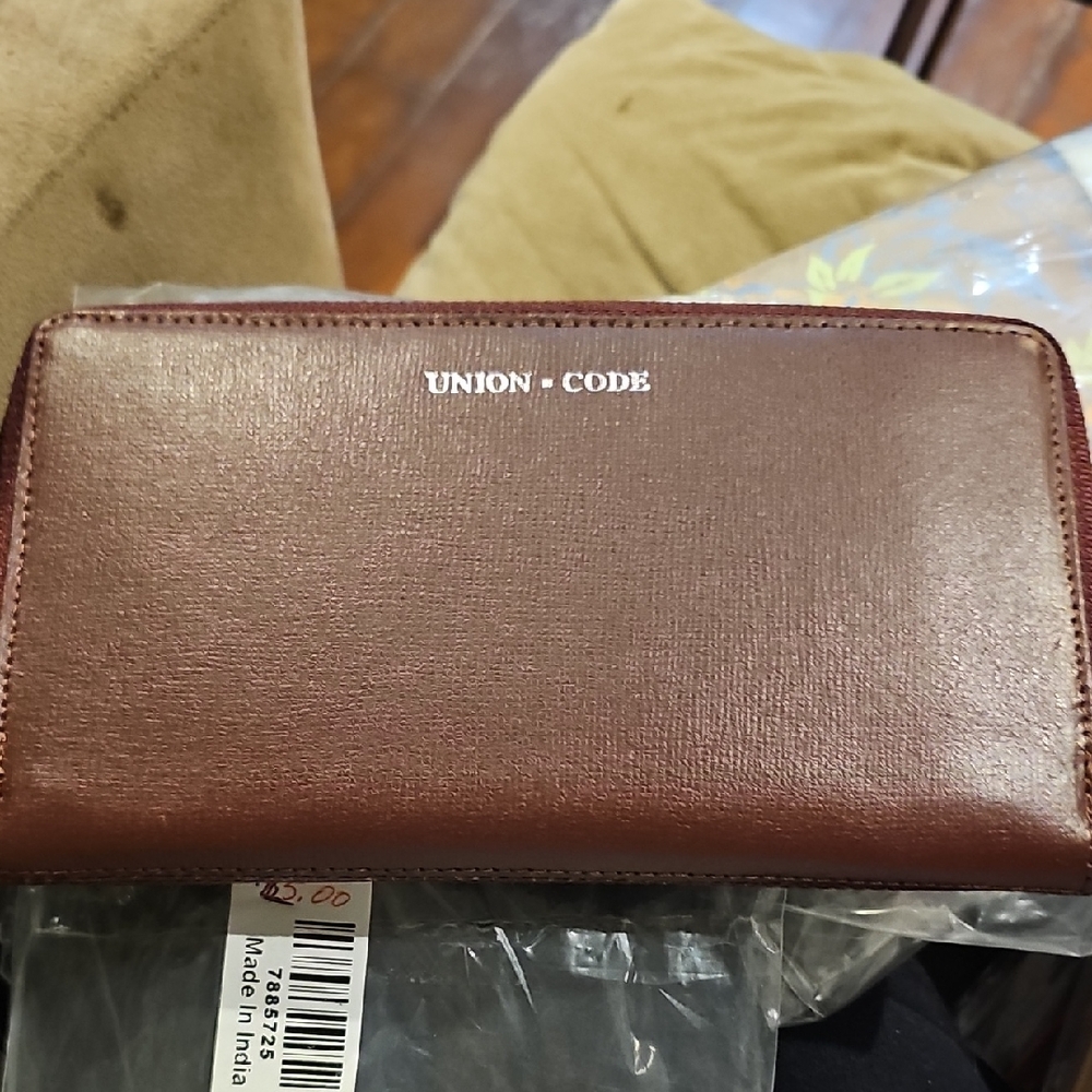 Union Code Brown Wallet